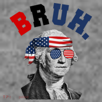 4th Of July George Washington Bruh Usa Funny Festive Women's Hoodie thumb 2