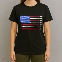 4th Of July Jet American Flag Patriotic Usa T-Shirt thumb 4