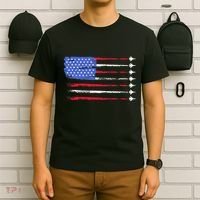 4th Of July Jet American Flag Patriotic Usa T-Shirt thumb 6