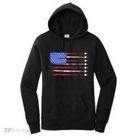 4th Of July Jet American Flag Patriotic Usa Women's Hoodie thumb 0