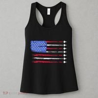4th Of July Jet American Flag Patriotic Usa Women's Tank Top thumb 3