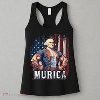 4th of July Patriotic Funny George Washington July 4th Women's Tank Top thumb 3