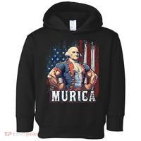 4th of July Patriotic Funny George Washington July 4th Toddler Hoodie thumb 0