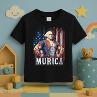 4th of July Patriotic Funny George Washington July 4th Toddler T-Shirt thumb 3