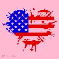 4th Of July USA Heart Coaster thumb 2