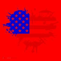 4th Of July USA Heart Santa Hat thumb 1