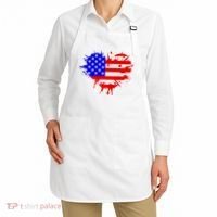4th Of July USA Heart Apron thumb 2
