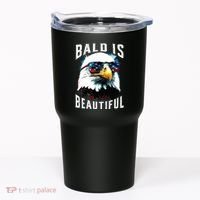 4th Of July Independence Day Bald Eagle Bald Is Beautiful Tumbler thumb 0