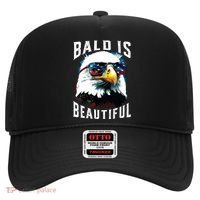 4th Of July Independence Day Bald Eagle Bald Is Beautiful Hat thumb 0
