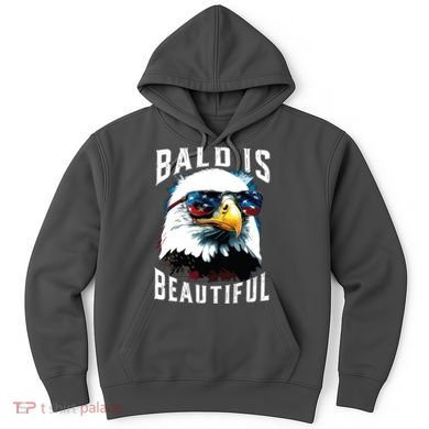 4th Of July Independence Day Bald Eagle Bald Is Beautiful Hoodie