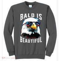 4th Of July Independence Day Bald Eagle Bald Is Beautiful Sweatshirt thumb 0