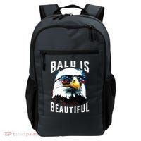 4th Of July Independence Day Bald Eagle Bald Is Beautiful Backpack thumb 0