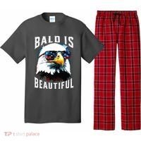 4th Of July Independence Day Bald Eagle Bald Is Beautiful Pajama Set thumb 0