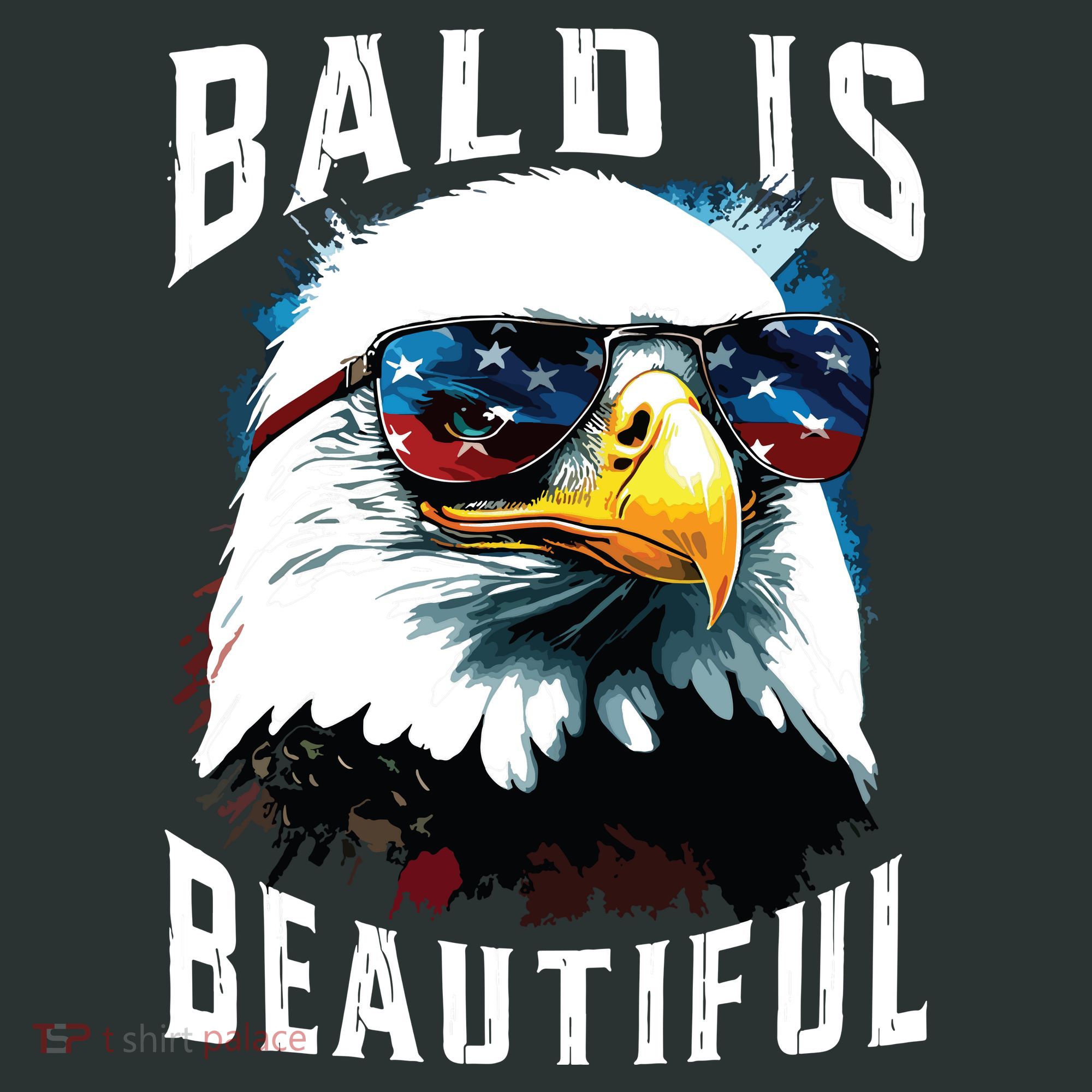 4th Of July Independence Day Bald Eagle Bald Is Beautiful Mousepad