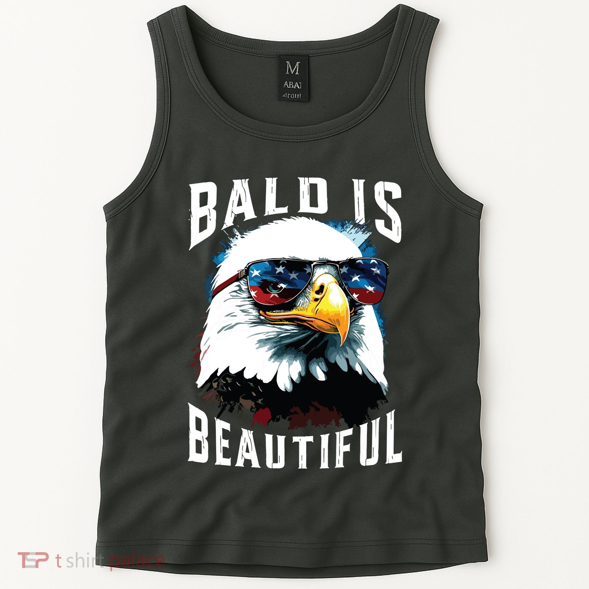 4th Of July Independence Day Bald Eagle Bald Is Beautiful Tank Top