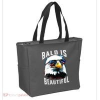 4th Of July Independence Day Bald Eagle Bald Is Beautiful Tote Bag thumb 2