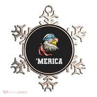 4th Of July Merica Usa Flag Bald Eagle Patriotic Veteran Ornament thumb 0