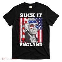 4th Of July Suck It England Washington In Patriotic Shade T-Shirt thumb 0
