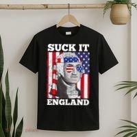 4th Of July Suck It England Washington In Patriotic Shade T-Shirt thumb 2