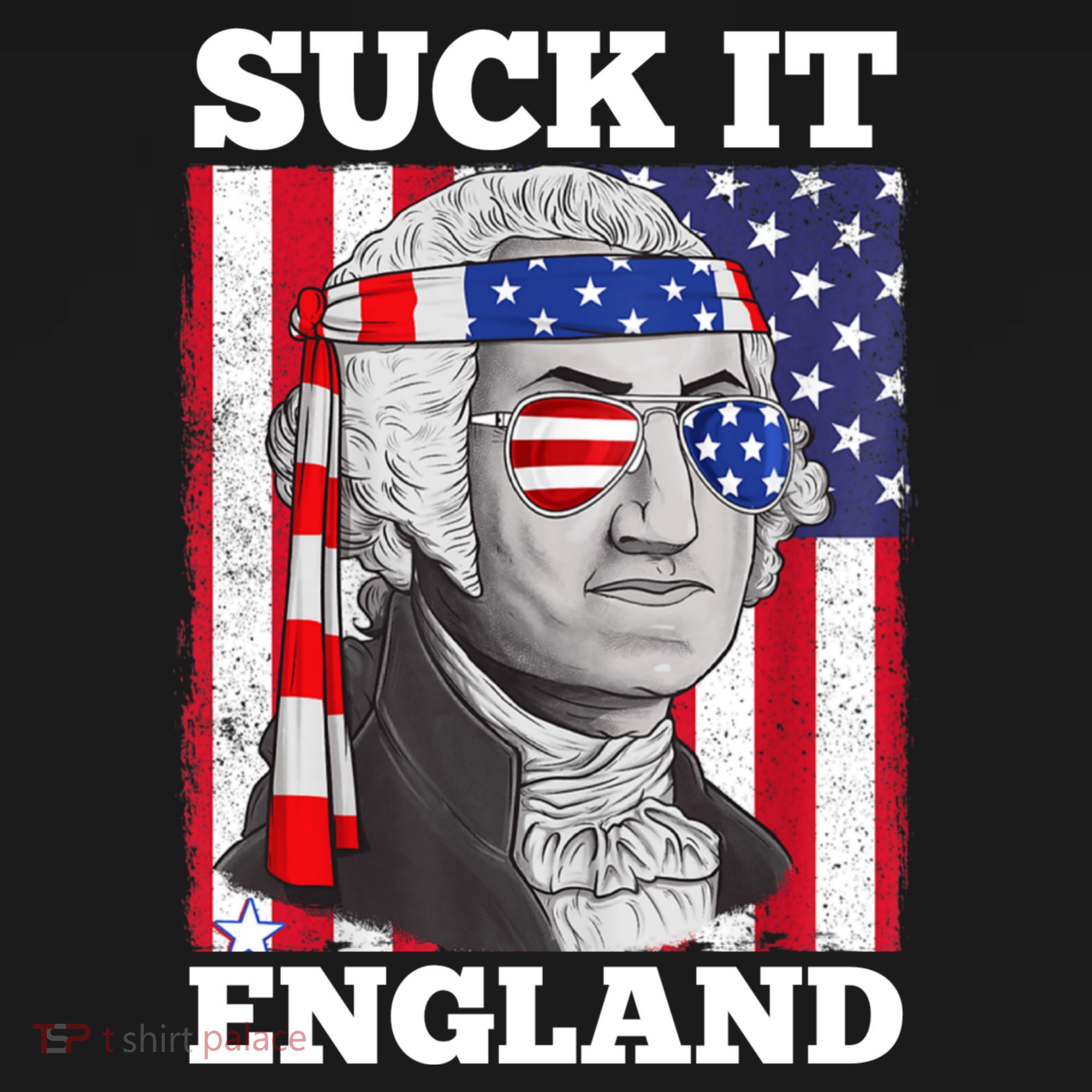 4th Of July Suck It England Washington In Patriotic Shade Women's Hoodie