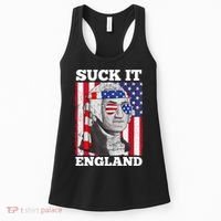 4th Of July Suck It England Washington In Patriotic Shade Women's Tank Top thumb 0