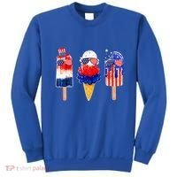4th Of July Popsicle Red White Blue American Flag Sweatshirt thumb 0