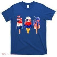 4th Of July Popsicle Red White Blue American Flag T-Shirt thumb 0