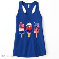 4th Of July Popsicle Red White Blue American Flag Women's Tank Top thumb 0
