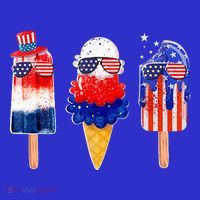 4th Of July Popsicle Red White Blue American Flag Women's Tank Top thumb 5