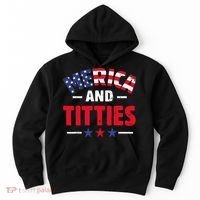 4th of July Merica and Titties Funny Hoodie thumb 0