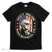 4th of July Suck It England George Washington 1776 T-Shirt thumb 0