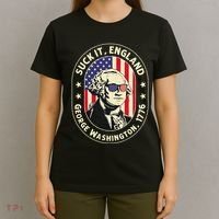 4th of July Suck It England George Washington 1776 T-Shirt thumb 4