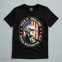 4th of July Suck It England George Washington 1776 T-Shirt thumb 5