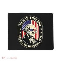 4th of July Suck It England George Washington 1776 Mousepad thumb 0