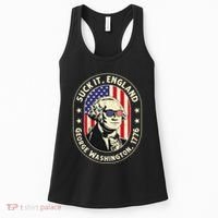 4th of July Suck It England George Washington 1776 Women's Tank Top thumb 0
