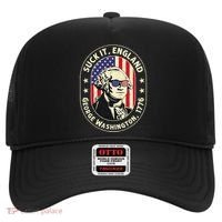 4th of July Suck It England George Washington 1776 Hat thumb 0