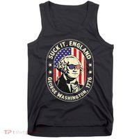 4th of July Suck It England George Washington 1776 Tank Top thumb 0