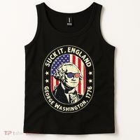 4th of July Suck It England George Washington 1776 Tank Top thumb 2