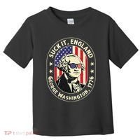 4th of July Suck It England George Washington 1776 Toddler T-Shirt thumb 0