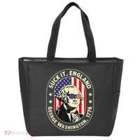 4th of July Suck It England George Washington 1776 Tote Bag thumb 0