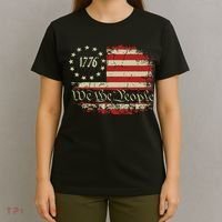 4th Of July Shirts We The People 1776 Usa Flag T-Shirt thumb 4