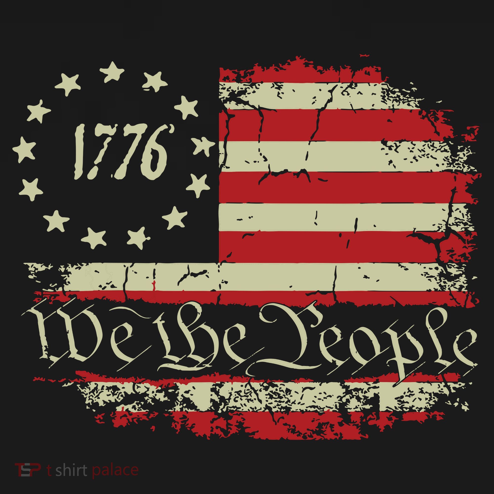 4th Of July Shirts We The People 1776 Usa Flag Women's Tank Top
