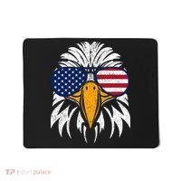 4th of July Bald Eagle Patriotic American Flag Glasses Mousepad thumb 0