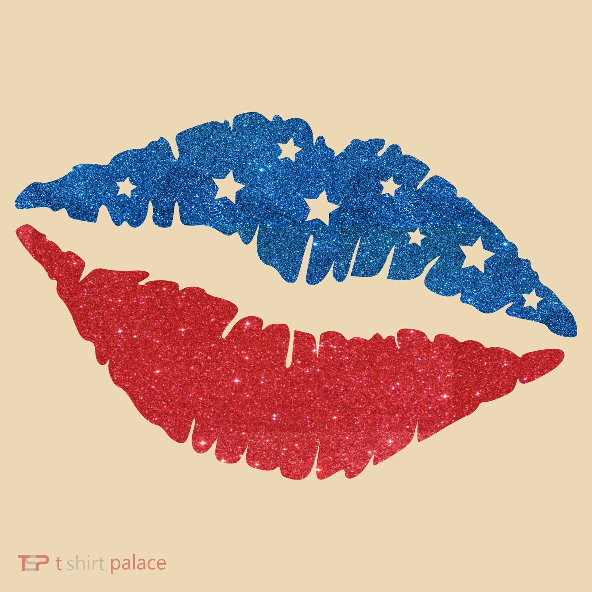 4th Of July Lips Celebration Tote Bag