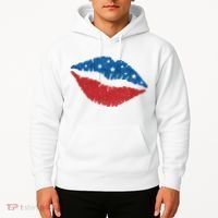 4th Of July Lips Celebration Hoodie thumb 2