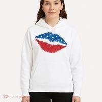 4th Of July Lips Celebration Hoodie thumb 5
