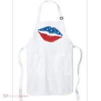 4th Of July Lips Celebration Apron thumb 0