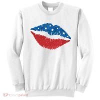 4th Of July Lips Celebration Sweatshirt thumb 0