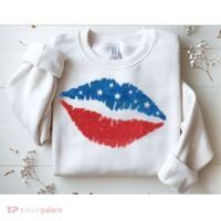 4th Of July Lips Celebration Sweatshirt thumb 2