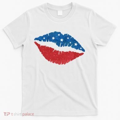 4th Of July Lips Celebration T-Shirt